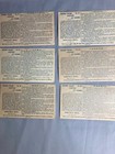 Lot Of 6 Victorian Trading Cards Arbuckle History Of Sports