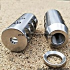 Stainless Steel Muzzle Brake 1 2x28 Tpi Stainless Compensator Comp 1 2-28  223
