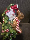 Blue Sky Dachshund Dog Christmas Tree Figurine Peppermint Candy Canes 2021 Nwt