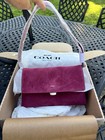 Coach Chelsea Dark Fuchsia Shoulder Bag New With Tags  W  Dust Bag  Og Package