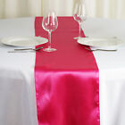 20 Pcs Satin 12x108  Table Runners Wedding Party Catering Decorations On Budget