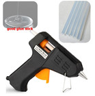 Glue Gun With 60 Mini Clear Glue Sticks Hot Melt 20w For Arts Craft Diy Kit Set