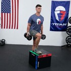 Titan Fitness Heavy Foam Plyometric Box  16in 18in 20in  3-in-1 Pro-duty