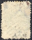 Ceylon 1863 7 Stamp Sc    58 Used