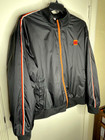Burger King Heavyweight Size 2xl Employee Uniform Full Zip Nylon Black Jacket