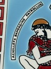Vtg Greek Mythology Ceramic Tile Wall Art Handpainted In Greece Pre Owned