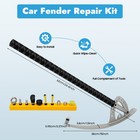 Car Fender Damage Repair Tools Auto Dent Removal Kit Angle Adjustable With Bag