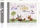 First 5 Years Baby Memory Book Colourful Illustrated Keepsake Journal Page   