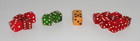 8 Vintage Pair Of Dice   Bakelite  Catalin   Cherry Red Apple Green Butterscotch
