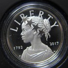 2017 P  225th Anniv Proof American Liberty Silver Medal 1 Oz  999 Ogp Box Coa