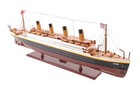Titanic Painted Ship Model Wooden Handicraft Fully Assembled Small