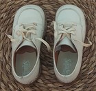 Vintage Stride Rite Baby Shoes 7  1 2 D  Hard Bottom With Laces Infants Old Vtg 