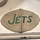 Rare Vintage Early Branding New York Ny Jets Embroidered Patch 1960   s - 70   s 2 5