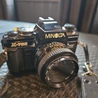 Vintage Minolta X-700 Slr Film Camera Md 50mm Untested No Battery  As Is W strap