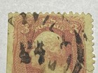 Us Stamp 1867 Scott  94 3 Cents Us Postage Used Hinged Rare Imperforated Margin