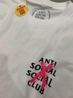 Anti Social Social Club White Cancelled Tee  tagged 