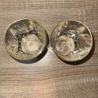 Vintage Canadian Club Classic Whiskey Rocks Glasses Pair Set Liquor Barware