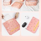 Compression Packing Cubes For Suitcases 6 Set Light Travel Suitcase  Cherry