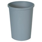 Rubbermaid Commercial Untouchable Trash Can And Waste Bin  11 Gal  Gray  4 Pack