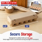 Mt Products Egg Cartons 12 Count Egg Container For Chicken Farm - Pack Of 20