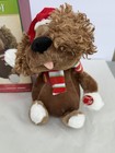 Dan Dee Animated Singing   Dancing Puppy Sings 4 Christmas Songs New W  Box
