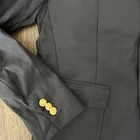 Brooks Brothers Boys 14 Navy Loro Piana Italy Blazer Super 120s Wool Gold Button