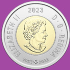 2023 Canada Art Of Jean Riopelle Day Colored Two Dollar Toonie Coins Mint Unc  2