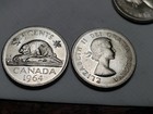  2  Two X 1964 Canada Nickel Queen Elizabeth Ii Unc Pl Foreign Coins 5 Cents