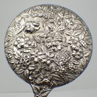 Repousse Hand Mirror Sterling Silver Jenkins And Jenkins Inc Baltimore