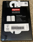 Nwt Supreme Moleskin Notebook Large Fw24 Black Free Shipping 