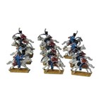 Vintage Lead Toy Soliders Minatures Lot Of 12 Hand Painted 1970s