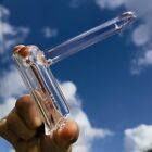5inch Glass Water Pipe Hammer Smoking Hookah Bong Bubbler Shisha Pipe Pink Color