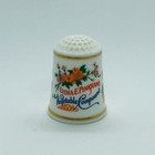 Lydia Pinkhams Vegetable Compound Porcelain Advertising Thimble - Franklin Mint