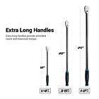Capri Tools Fine 90-tooth Ratchet  Extra Long Handle  1 4  3 8  1 2-in Drive
