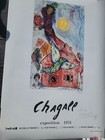 Rare Signed Marc Chagall Exposition  1976   la Maison Rose  Poster Lh