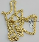 10k Solid Yellow Gold Miami Cuban Link Chain 6mm 20 22 Inch Men 10kt Gold