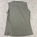 Nike Pro Dri-fit Fitted Sleeveless Shirt Mens Large Gray Athletic Training Top