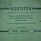 Vintage Bostitch Staples Stcr 5019-1 2  For T5-8 P4-8 