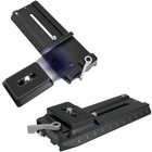 Head Tripod Quick Release Plate Aluminium Stabiliser Upper Base 1 4  Hole