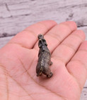 Life-like Antique Austrian Vienna Cold Painted Bronze Figure Of Hippopotamus