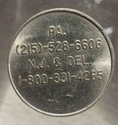 Cincinnati Time And Parking Control Coin Token New Jersey   Delaware