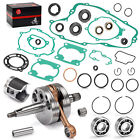 Engine Rebuild Kit Crankshaft Piston Gaskets Seal For Kawasaki Kx 100 2001-2005