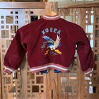 Vintage Reversible Japanese Bomber Jacket Korean War Era Child Size 4 Years Old