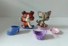 2pcs lot Littlest Pet Shop Lps Cat Dog 468 1542animals Figure Toys