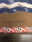 A Vintage Felt Premium- Early 20th Century  Featuring The Flag Of Greece