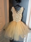 Weissman Champagne Gold Sequin Tutu Dance Costume - Sa