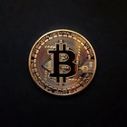Bitcoin Coin Gold Plated Metal Commemorative Collectible Art Gift