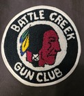 1930s 40s Battle Creek Gun Club Indian Chief Patch Shooting Vest Michigan Brown