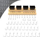 Pegboard Hooks Assortment 49pc Pegboard Accessories With Pegboard Bins Garage   