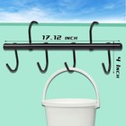 2pcs Tack Rack With Swivel Hooks 6 Hook Portable Bridle Hooks Tack Hangers